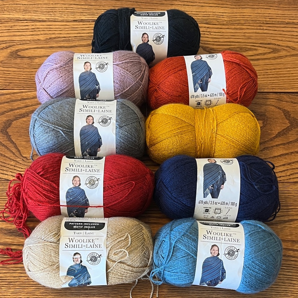 Woolike Simili-Laine Yarn Collection - Loops & Threads